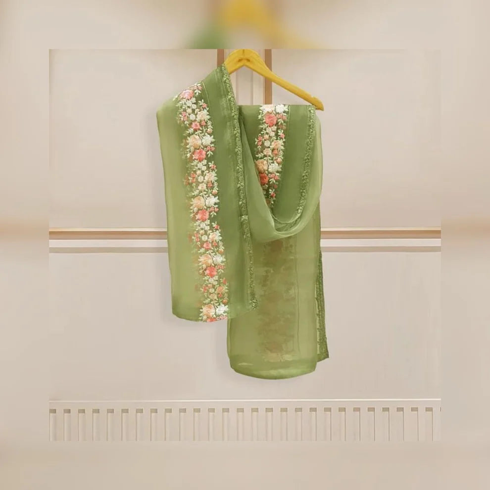 Noor-Gull Embroidery Three Piece