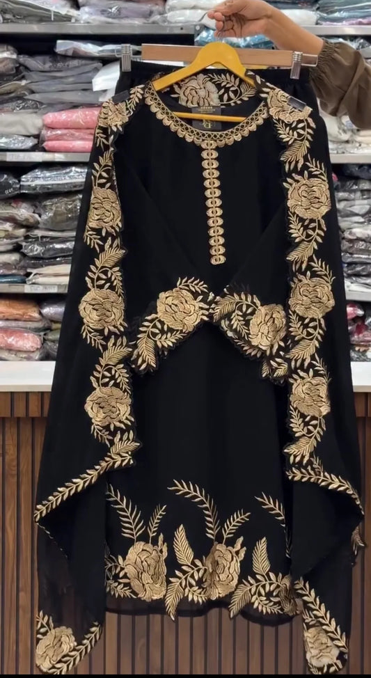 Gloria Three Piece Stitch Dress